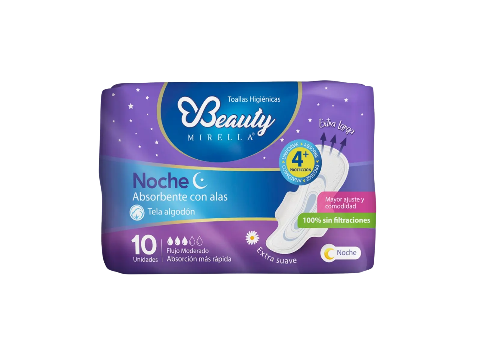 Toallas higiénicas de noche - Beauty Mirella